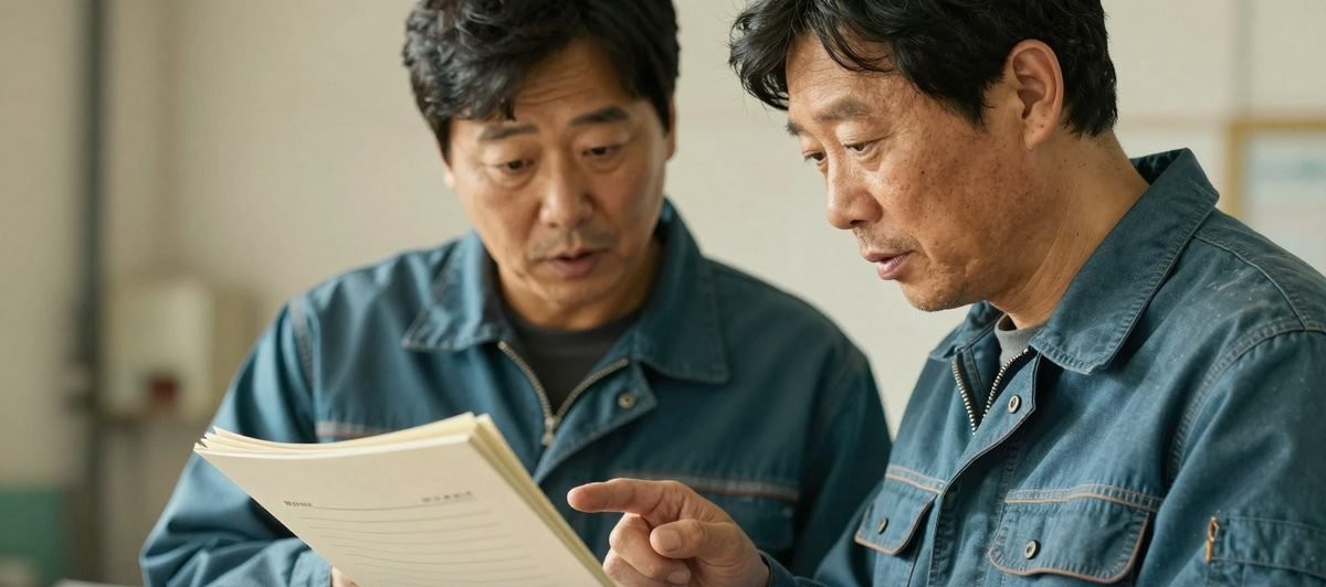 성능·상태점검기록부를 함께 짚어 보는 기사와 정비사
