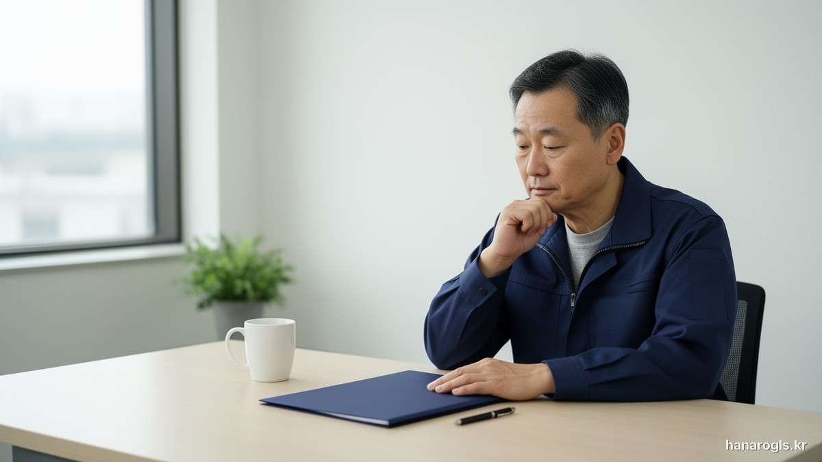 위약금 계산을 위해 책상에 놓은 달력과 계산기