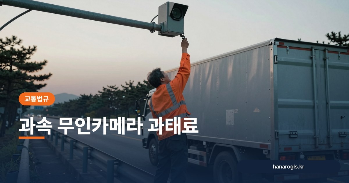 과속 무인카메라 과태료: 화물차는 무엇이 갈리고 어디서 확인하나
