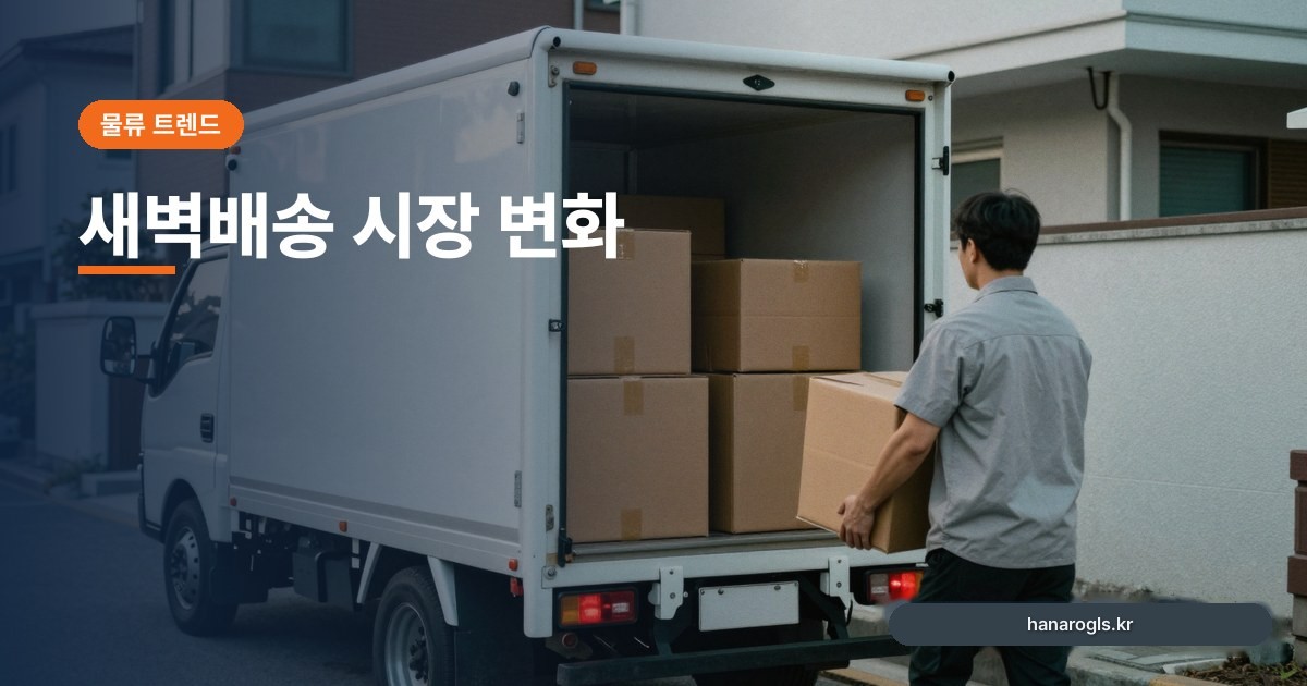 새벽배송 시장 변화: 물량 재편이 배송 기사 일자리에 주는 영향