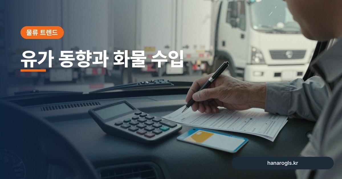 유가 동향과 화물 수입: 기름값 오를 때 기사가 손해 보는 구조