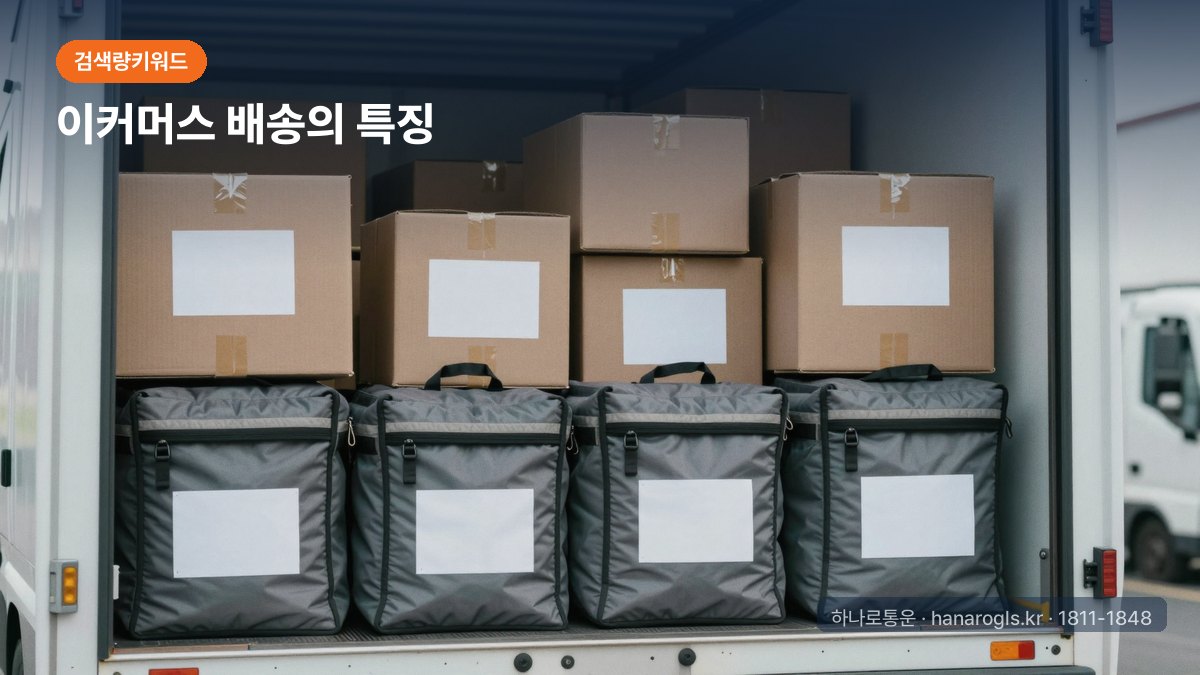 이커머스 배송 특징 — 주문량이 시간대별로 몰리는 구조