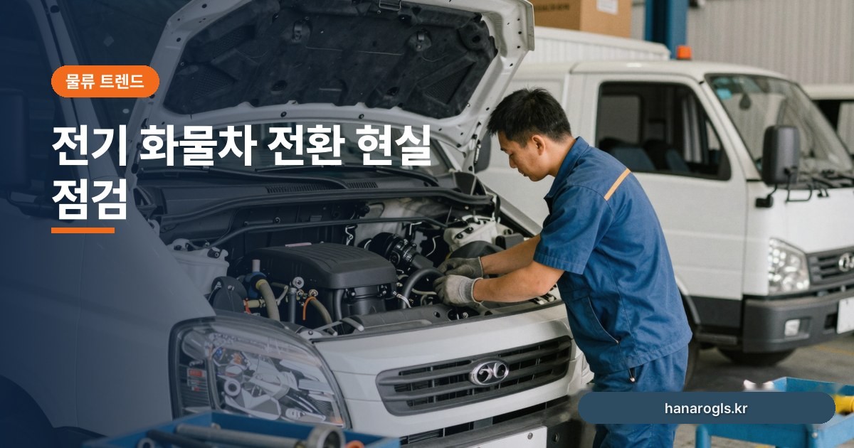 전기 화물차 전환 현실 점검: 지입 기사에게 이득인 조건과 아닌 조건