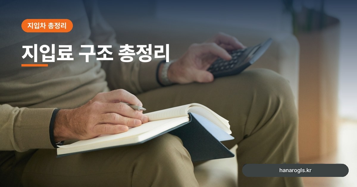 지입료 구조 총정리: 매달 나가는 항목과 실수입 계산하는 순서