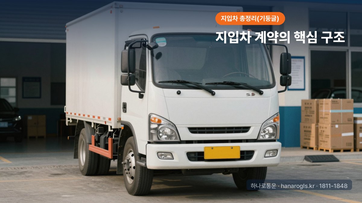 지입차 계약의 핵심 구조: 번호판·차량·물량