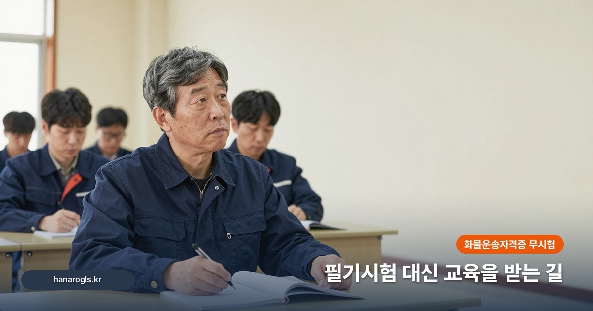 화물운송자격증 무시험으로 따는 법 — 체험교육 조건과 비용